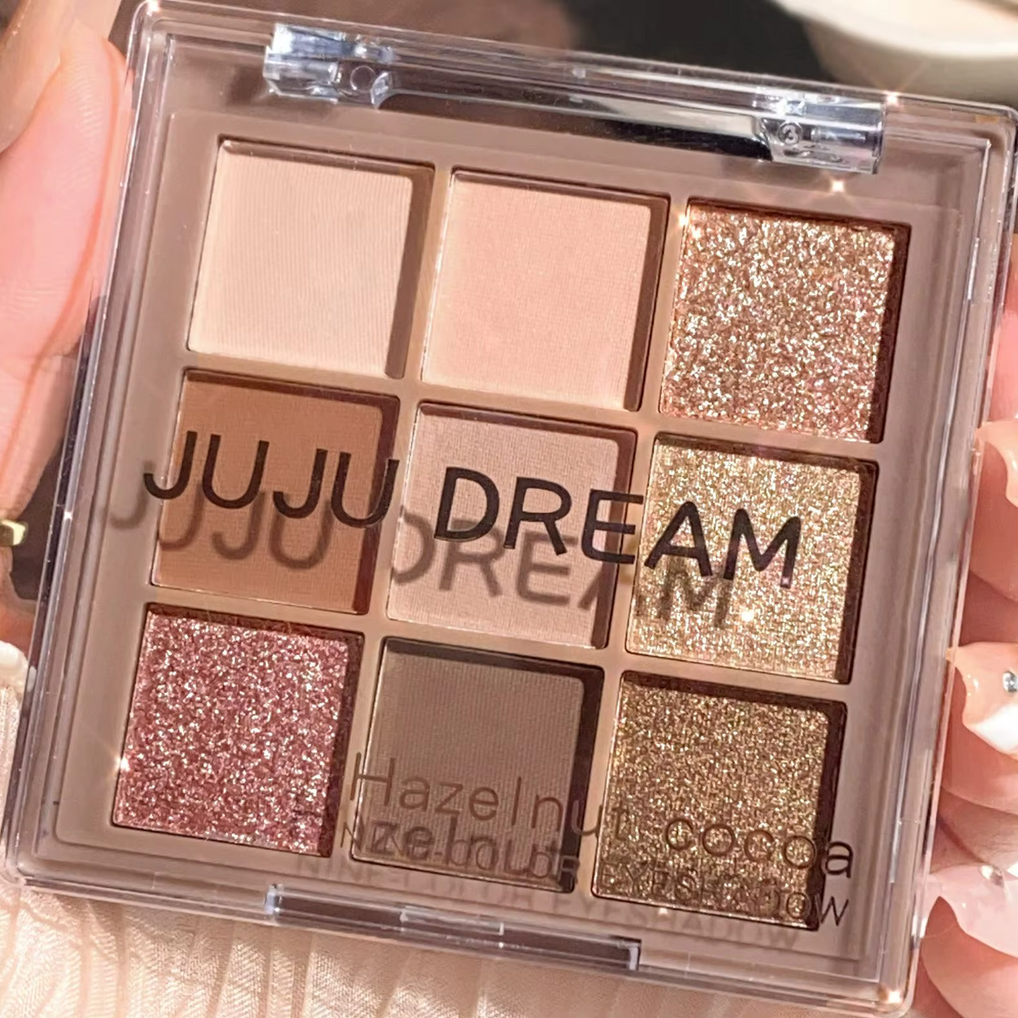 Luxuosa paleta de sombras de 9 a 18 cores