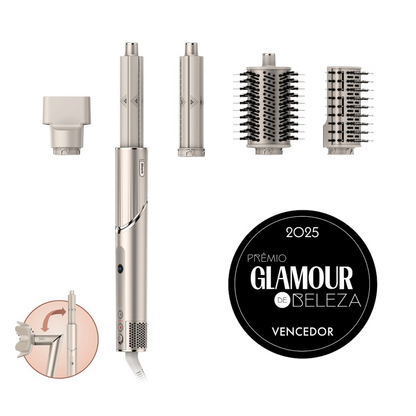 Secador de cabelo personalizado Shark FlexStyle e acessórios de modelagem